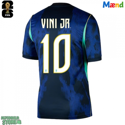Brasilien Vinicius Junior #10 Replika Udebanetrøje VM 2026 Kortærmet
